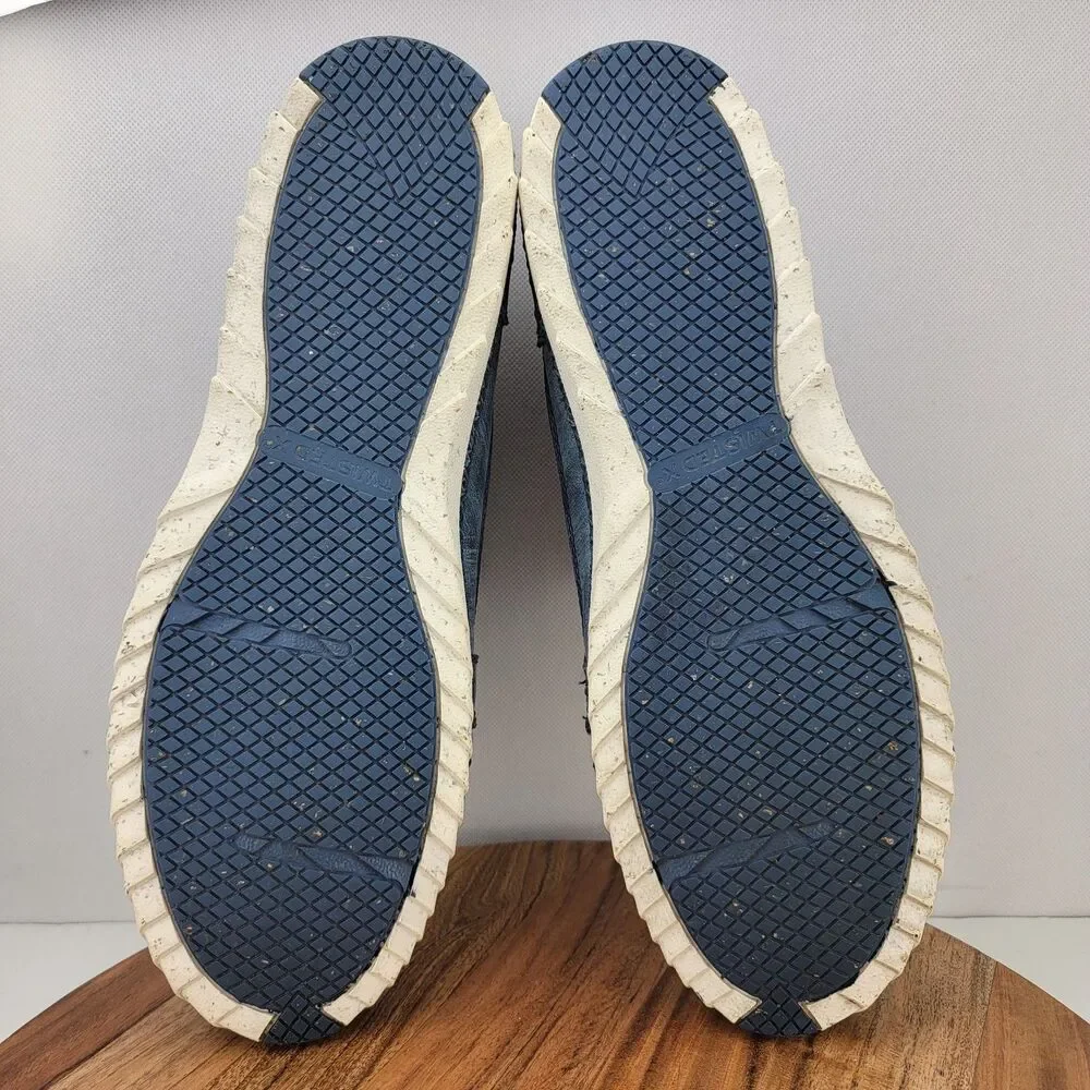 Twisted X Mens Size 9.5 Blue Zero-X Moc Toe Lace Up Sneakers MZX0008